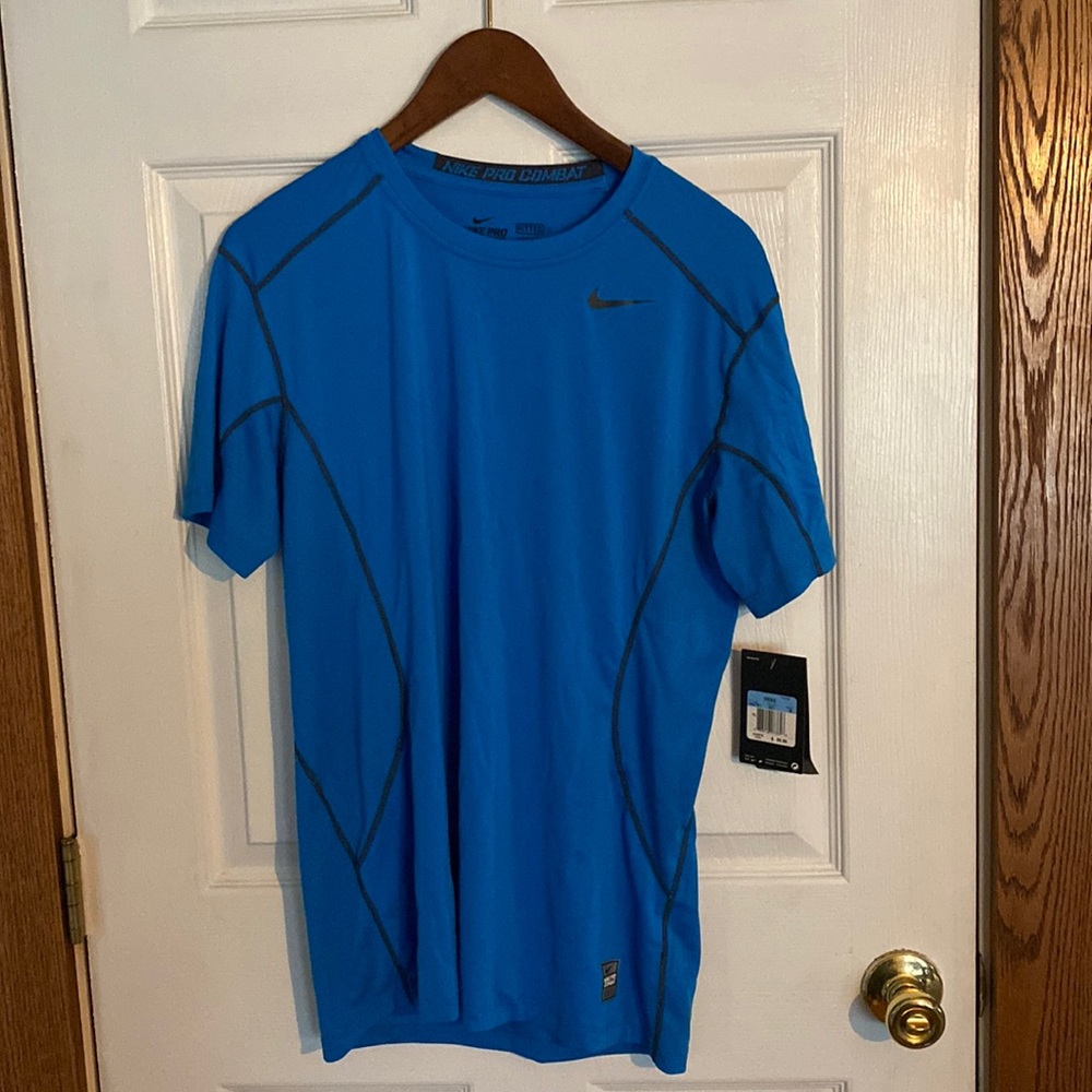 Nike Pro Combat Dri-Fit fitted mens shirt sz med
